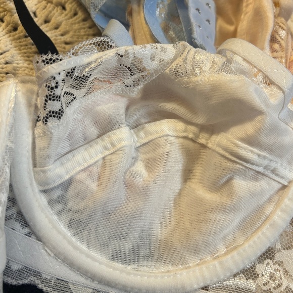 Underwire Bras Size XL Set of 5 Pastel NEW Adjustable Straps Pretty - Picture 9 of 12